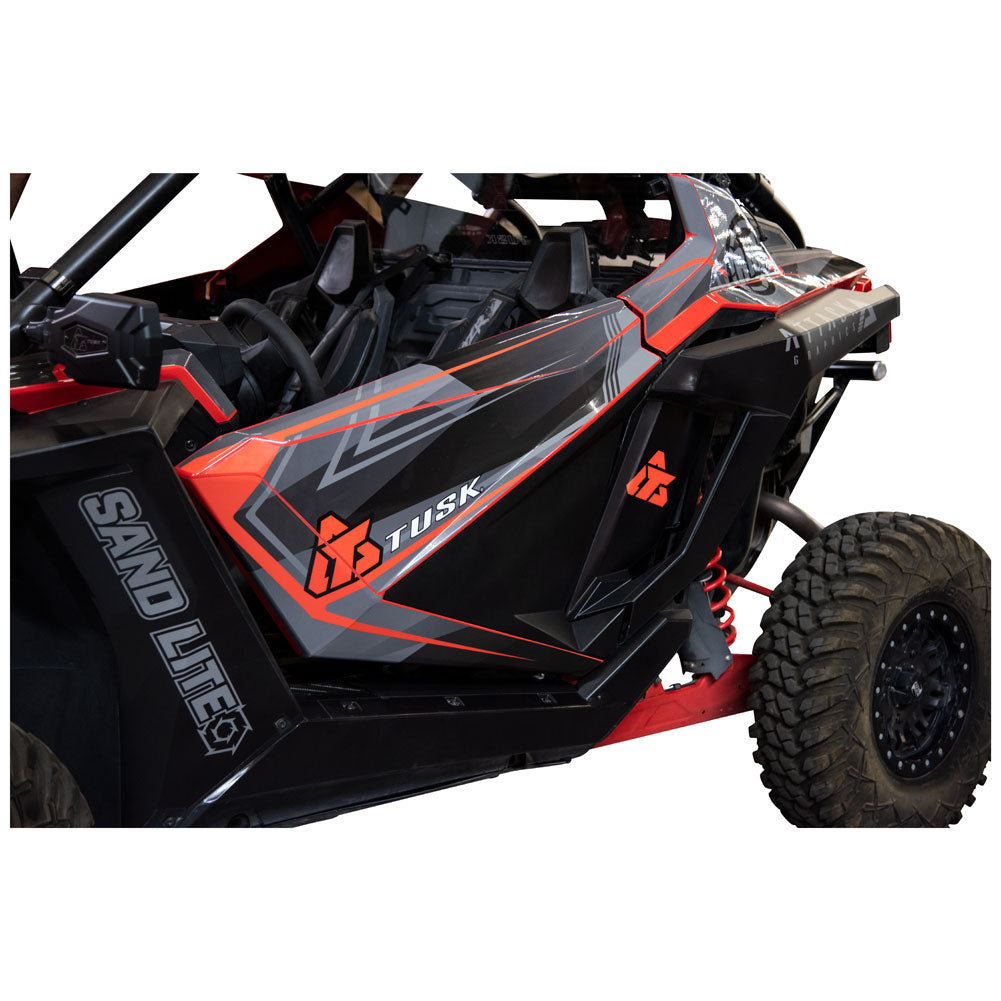 Tusk Plastic Lower Door Inserts Polaris RZR Pro R 4 Factory Armored Edition 2020-2025 - Adventure Parts