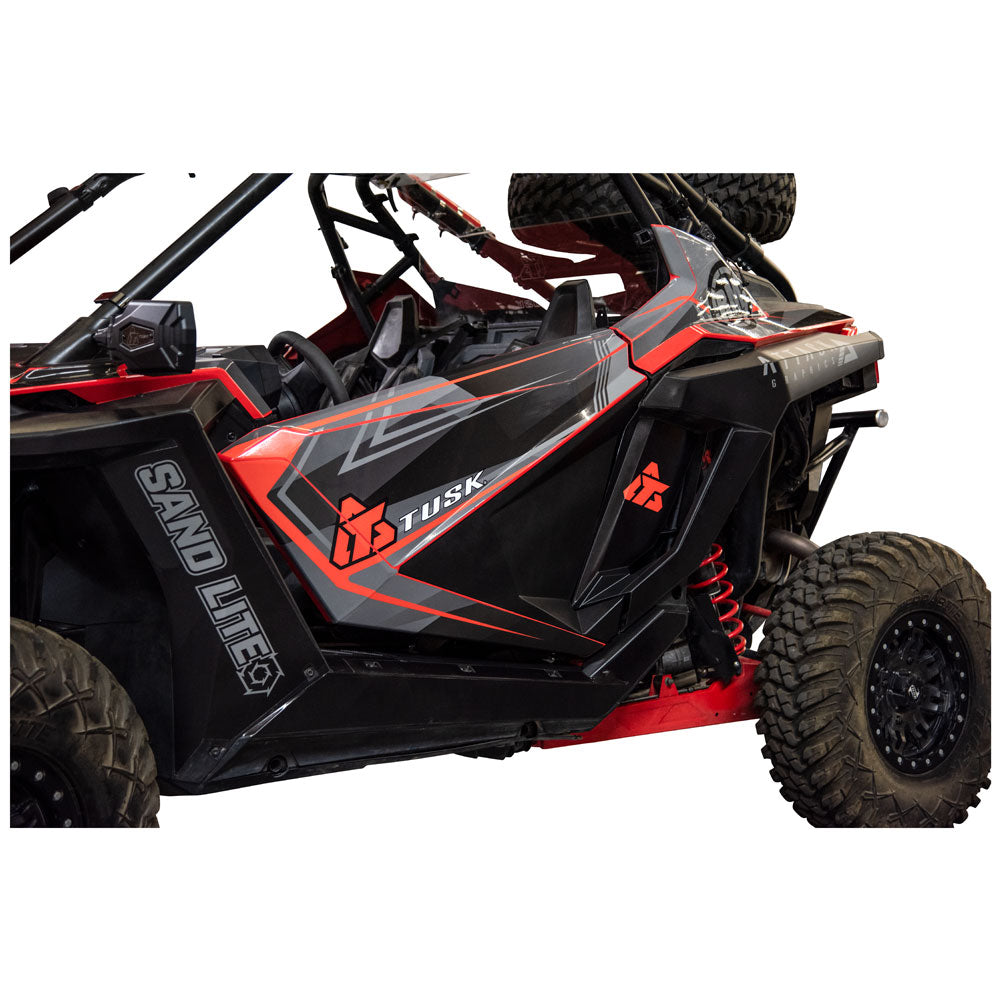 Tusk Plastic Lower Door Inserts Polaris RZR Pro R 4 Factory Armored Edition 2020-2025 - Adventure Parts