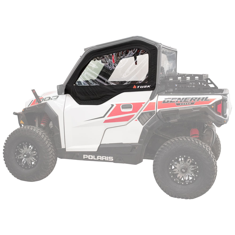 Tusk Soft Upper Doors Polaris GENERAL 1000 Deluxe EPS 2016-2025 - Adventure Parts