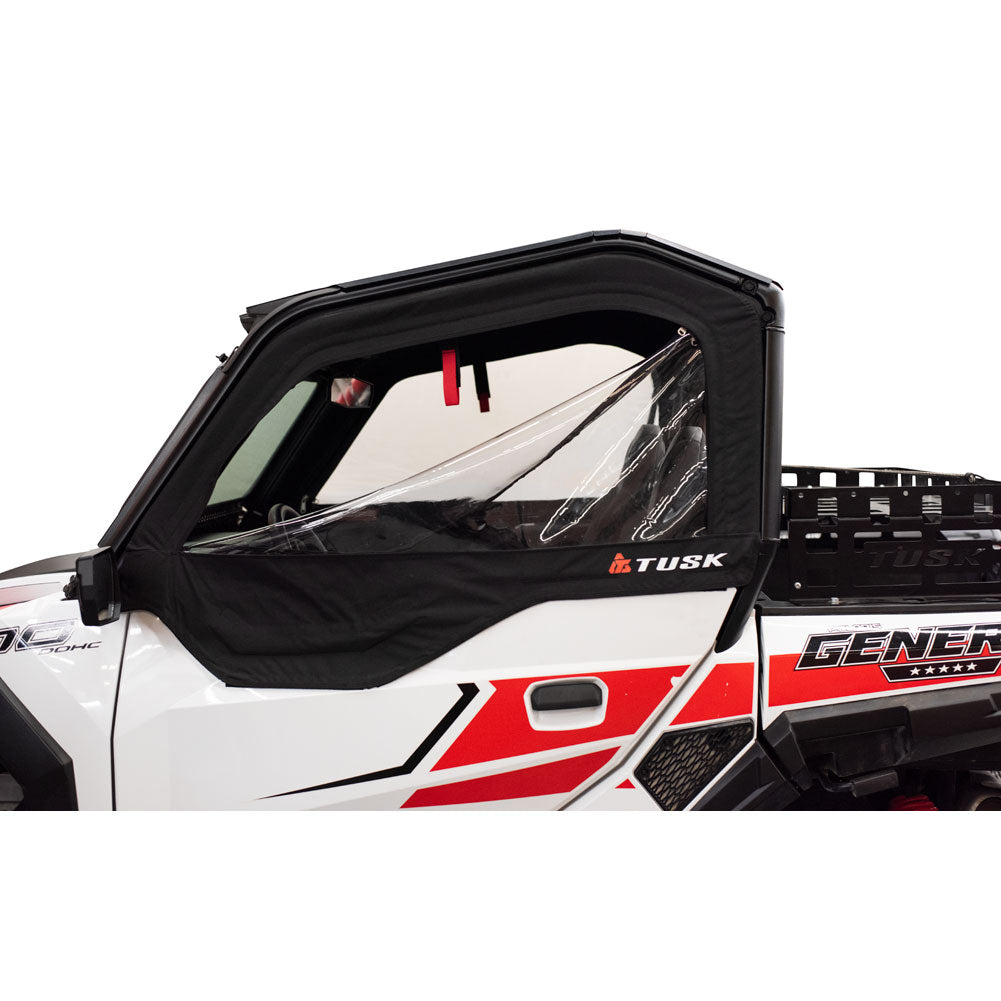 Tusk Soft Upper Doors Polaris GENERAL 1000 Deluxe EPS 2016-2025 - Adventure Parts