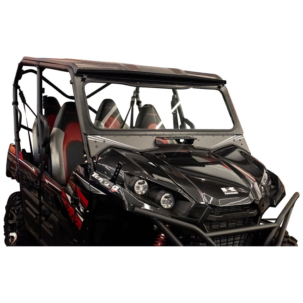 Tusk UTV Folding Glass Windshield with Windshield Wiper Kawasaki Teryx 800 2016–2025 - Adventure Parts