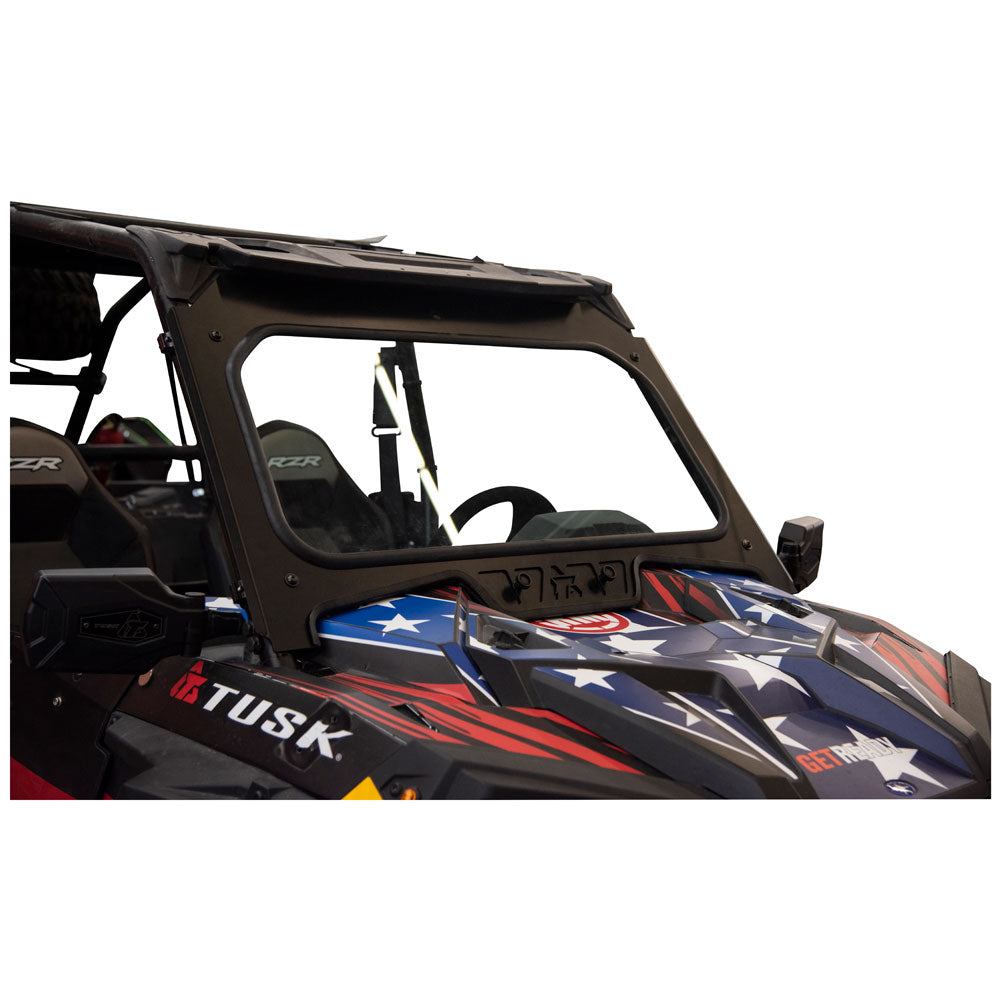 Tusk UTV Full Glass Windshield With Vent and 12" Windshield Wiper Polaris RZR XP 1000 2019–2023 - Adventure Parts