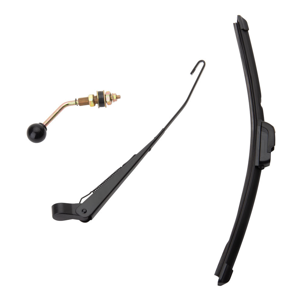 Tusk UTV Full Glass Windshield With Vent and 16" Windshield Wiper Can-Am Maverick X3 900 HO 64 Inch 2018 - Adventure Parts