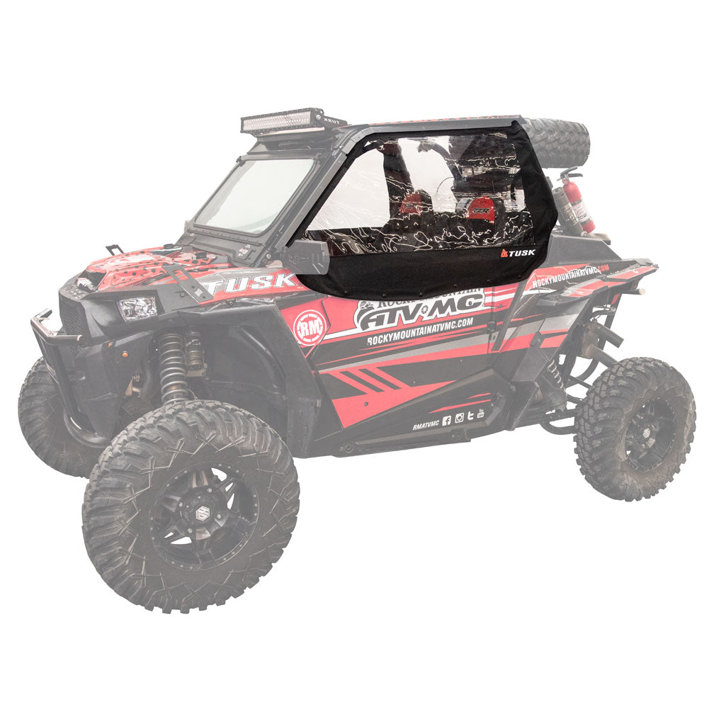 Tusk Replacement Zipperless Upper Door Skins Polaris RZR S 1000 EPS 2014-2023 - Adventure Parts