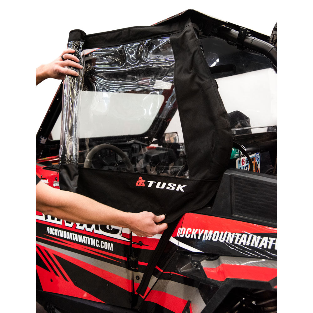 Tusk Replacement Zipperless Upper Door Skins Polaris RZR S 1000 EPS 2014-2023 - Adventure Parts