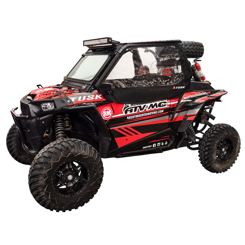 Tusk Replacement Zipperless Upper Door Skins Polaris RZR S 1000 EPS 2014-2023 - Adventure Parts