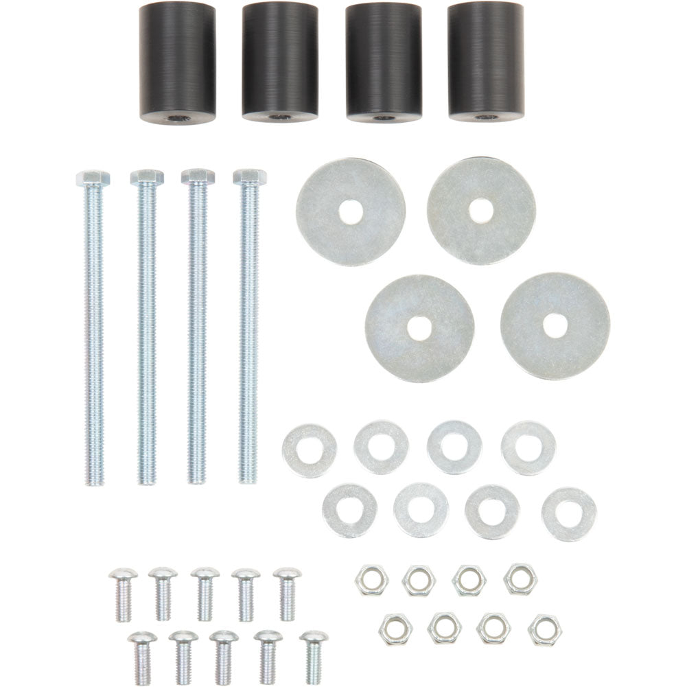 Tusk Cargo Rack Regular Black Powder Coated Polaris RANGER 1000 2013–2025 - Adventure Parts