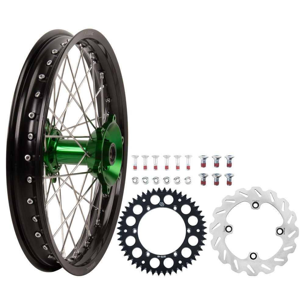 Tusk Impact Complete Rear Wheel Package Kawasaki KX450 2019–2023 - Adventure Parts