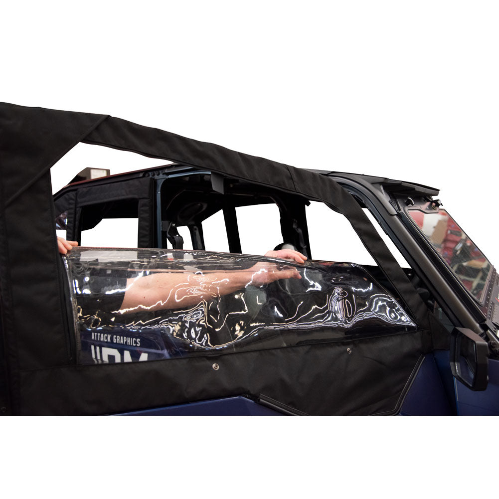 Tusk Soft Upper Doors Polaris GENERAL 4 1000 EPS 2017–2025 - Adventure Parts