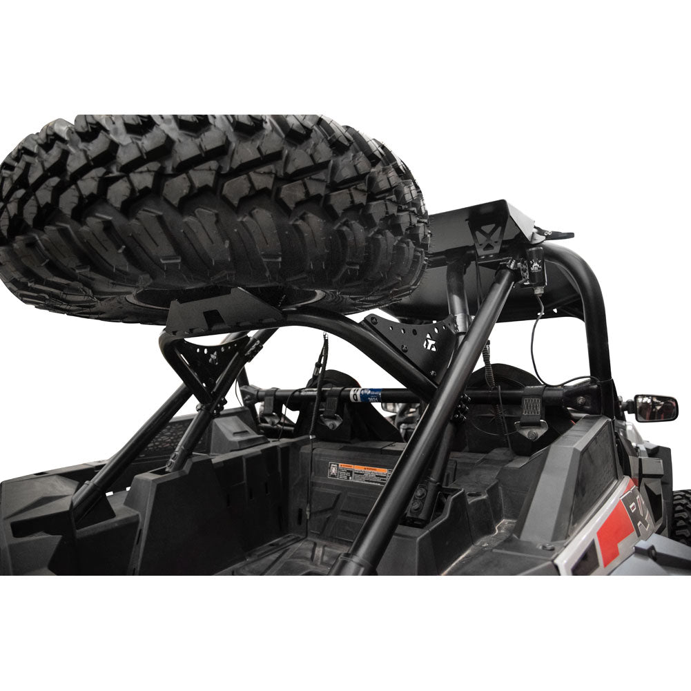 Tusk Spare Tire Carrier Polaris RZR XP 4 Turbo S 2018–2021 - Adventure Parts