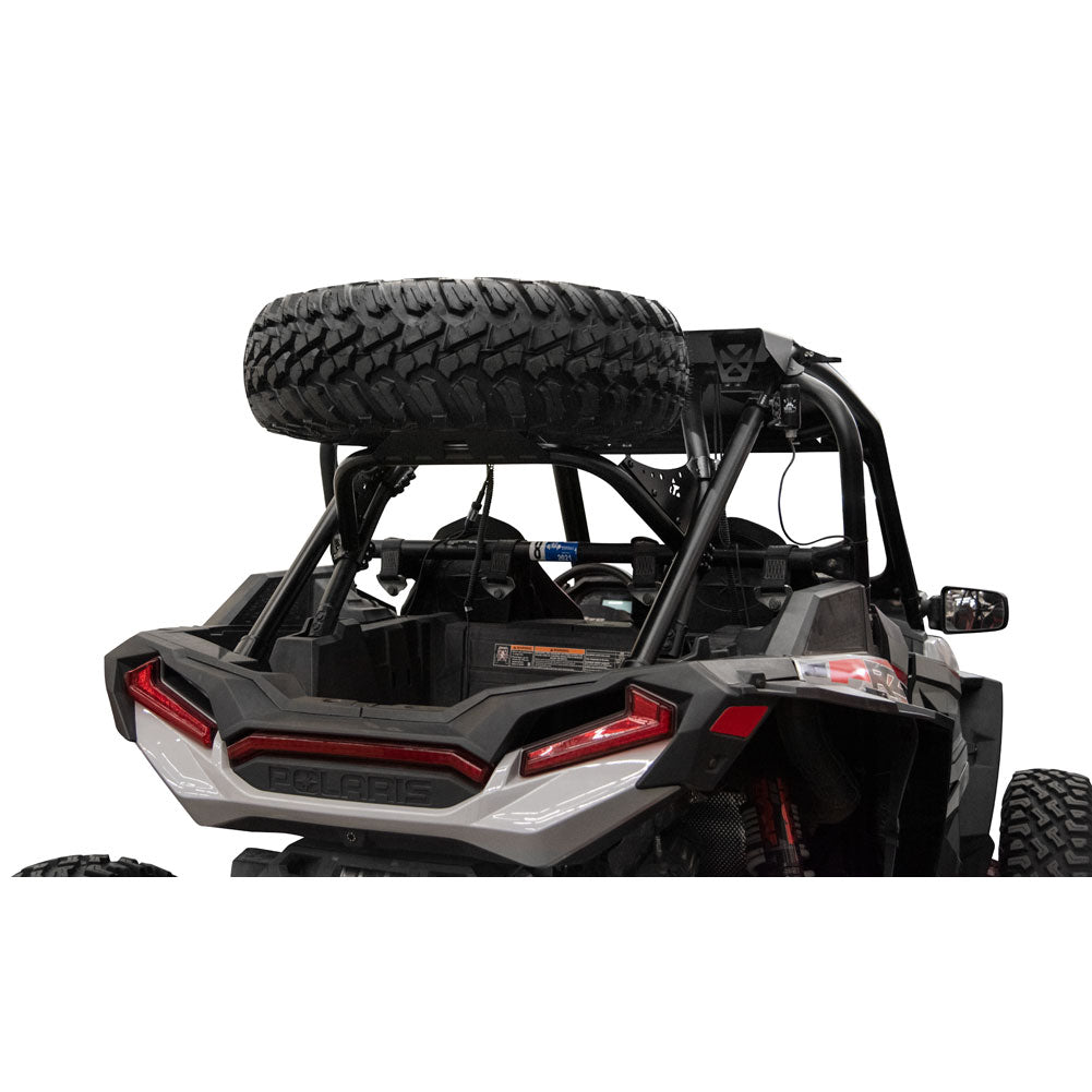 Tusk Spare Tire Carrier Polaris RZR XP 4 Turbo S 2018–2021 - Adventure Parts