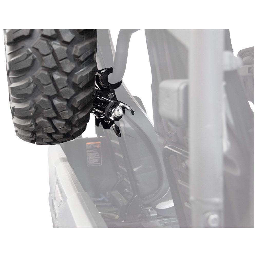 Tusk Spare Tire Carrier Combo Kit Yamaha Wolverine RMAX4 1000 2021-2025 - Adventure Parts