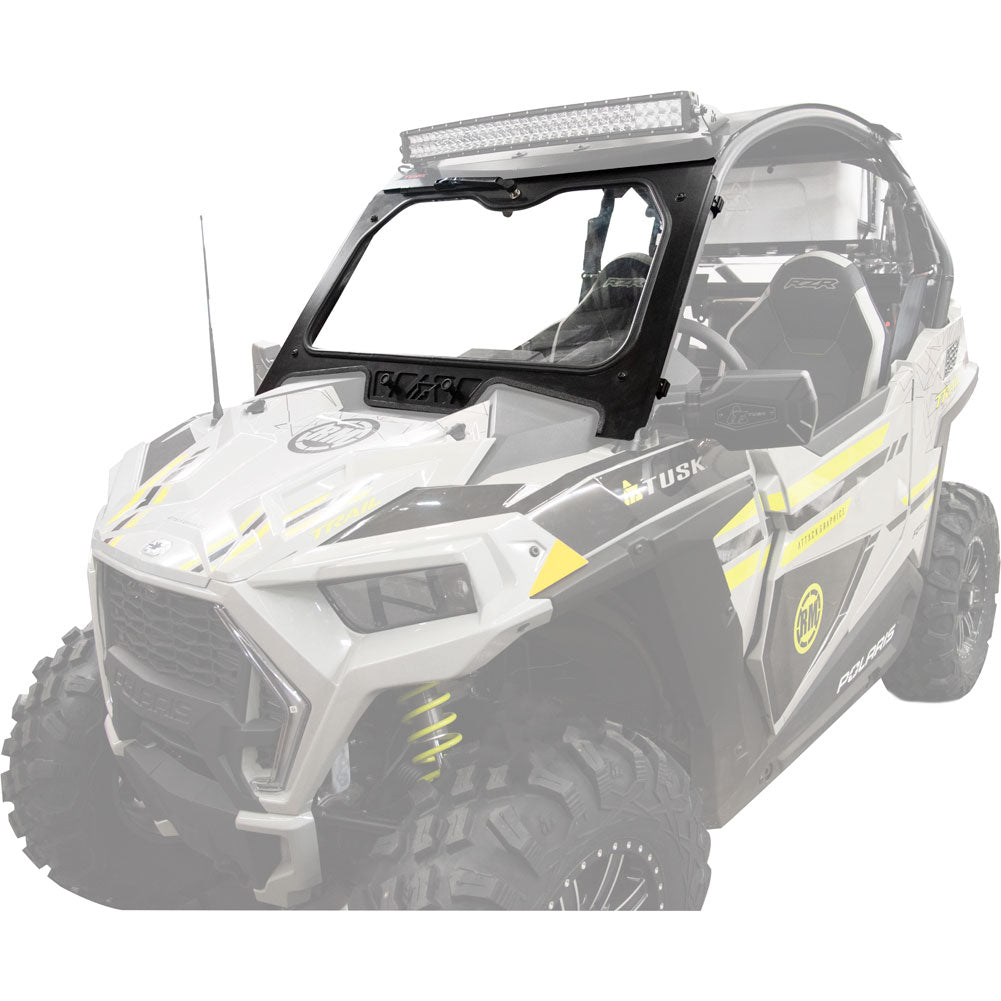 Tusk UTV Full Glass Windshield With Vent and 12" Windshield Wiper Polaris RZR 900 Trail Premium 2021–2025 - Adventure Parts