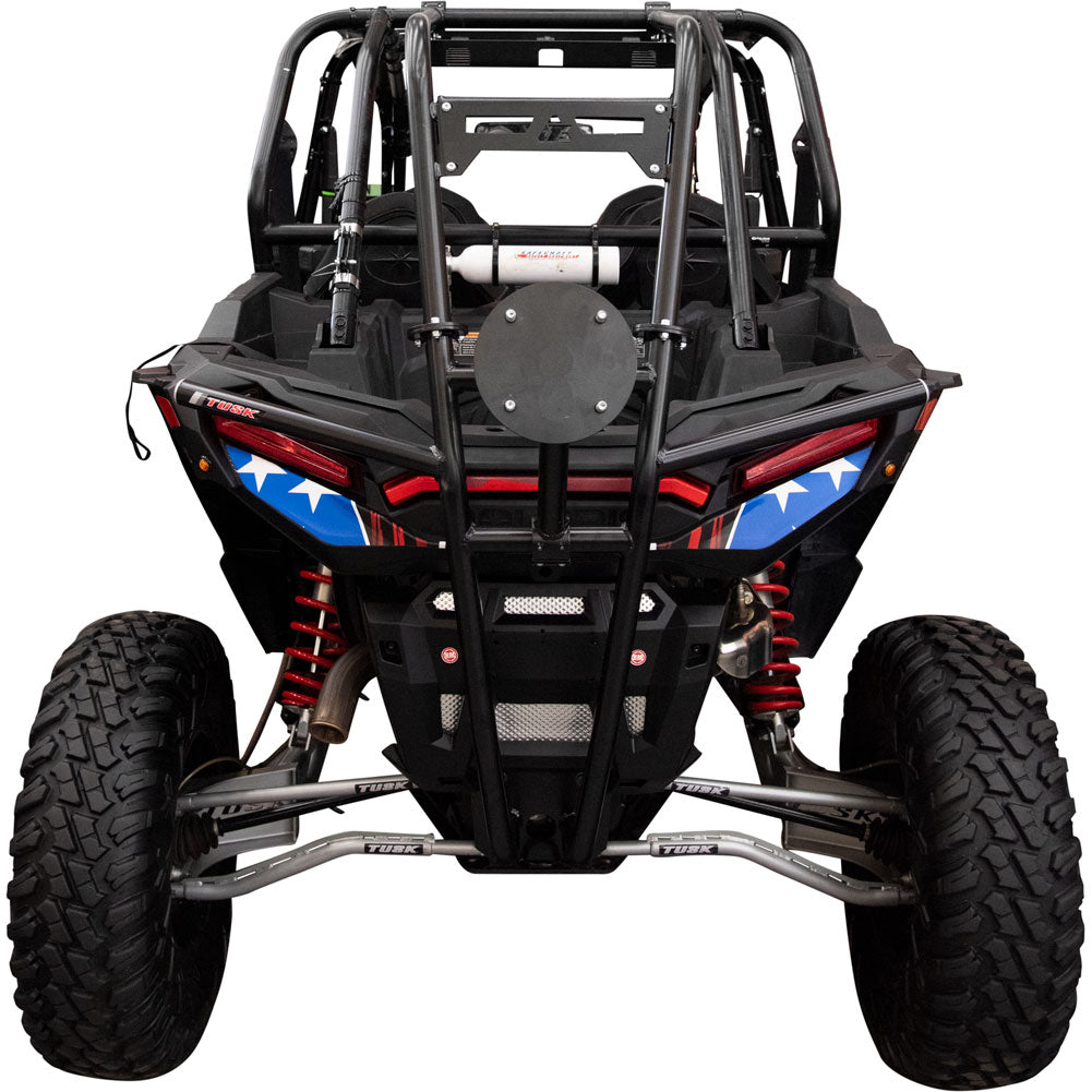 Tusk UTV Rear Bumper, Cargo Rack, and Spare Tire Carrier Polaris RZR XP 1000 2019–2023 - Adventure Parts