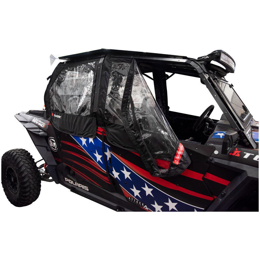 Tusk Zipperless Upper Door Kit Polaris RZR 4/S4/XP 2014-2023 - Adventure Parts