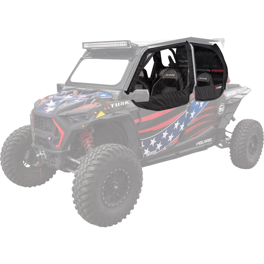 Tusk Zipperless Upper Door Kit Polaris RZR 4/S4/XP 2014-2023 - Adventure Parts