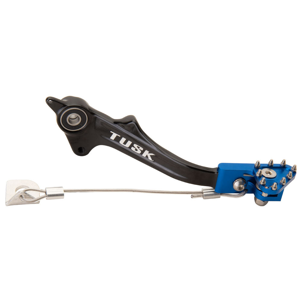 Tusk Aluminum Brake Pedal Orange Tip