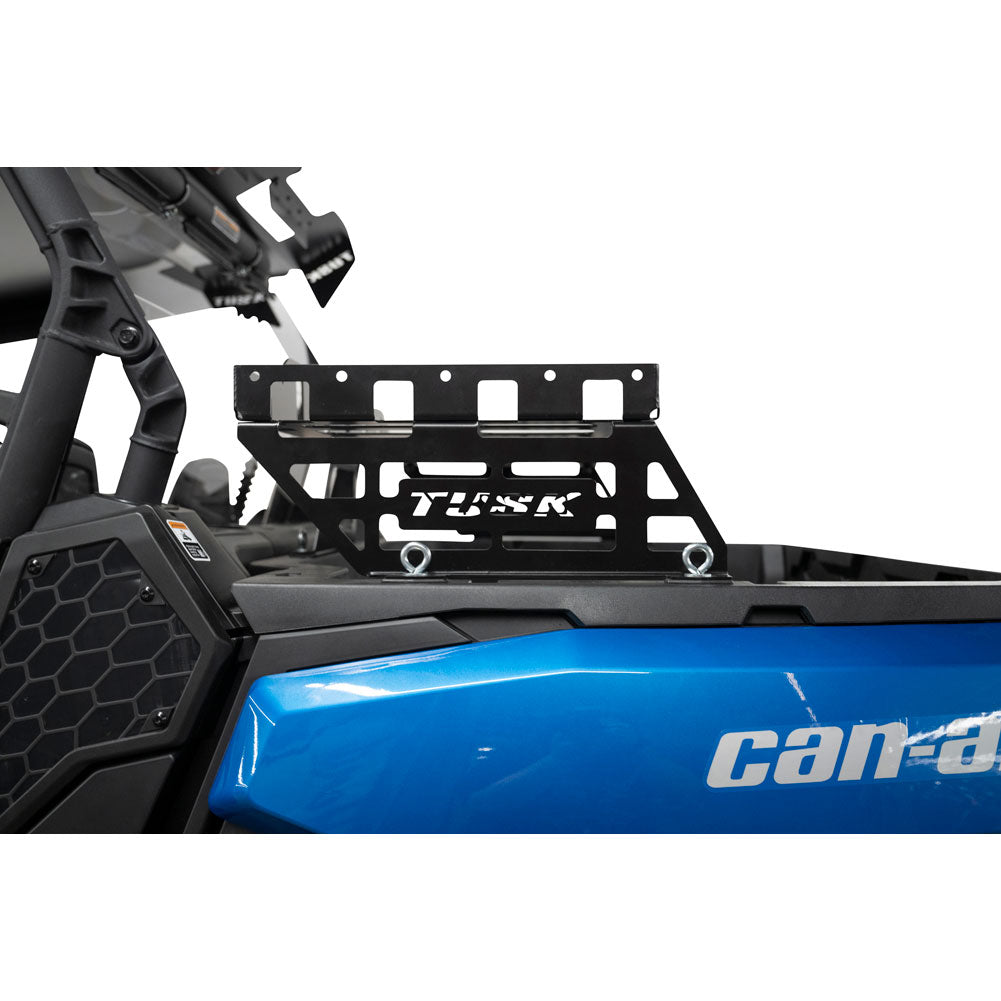 Tusk Cargo Rack Regular Black Powder Coated Can-Am Commander 2021–2025 - Adventure Parts