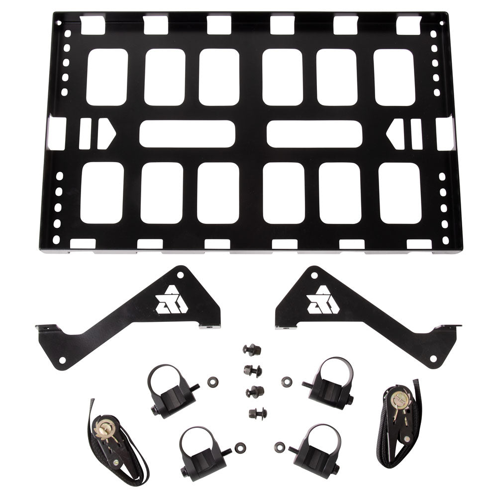 Tusk Cargo Rack Regular Black Powder Coated Polaris RZR 2014–2023 - Adventure Parts