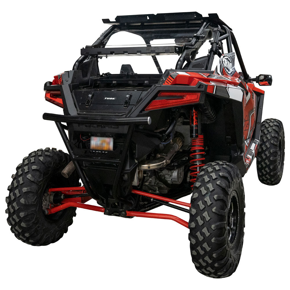 Tusk Cargo Rack Regular Black Powder Coated Polaris RZR 2020-2025 - Adventure Parts