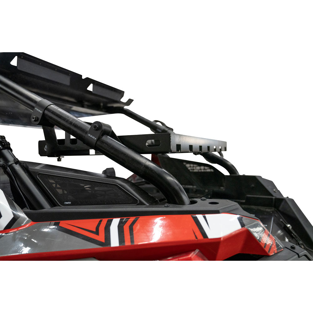 Tusk Cargo Rack Regular Black Powder Coated Polaris RZR 2020-2025 - Adventure Parts