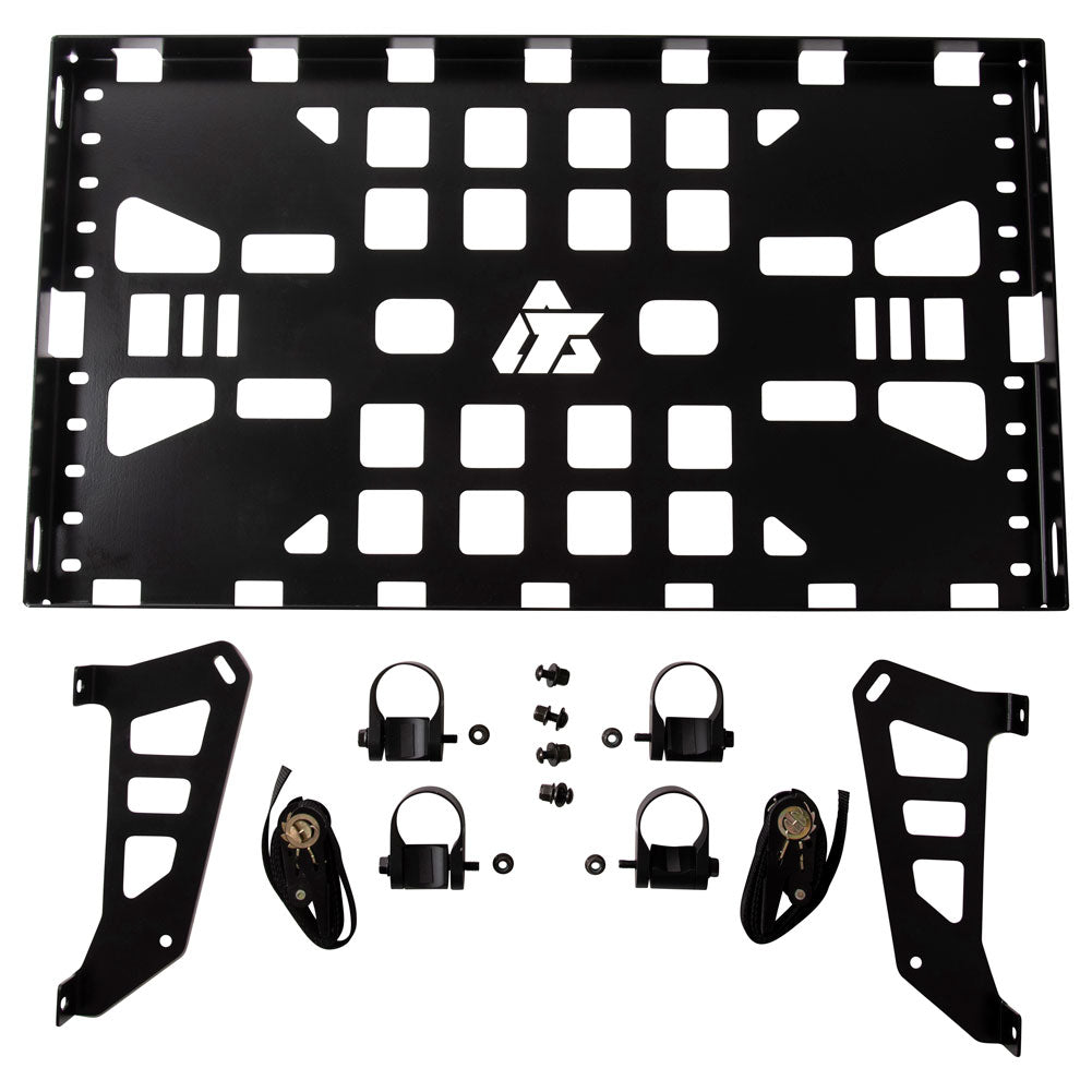 Tusk Cargo Rack Regular Black Powder Coated Polaris RZR 2020-2025 - Adventure Parts