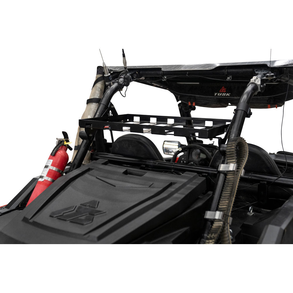 Tusk Cargo Rack Regular Black Powder Coated Polaris RZR 2014–2023 - Adventure Parts