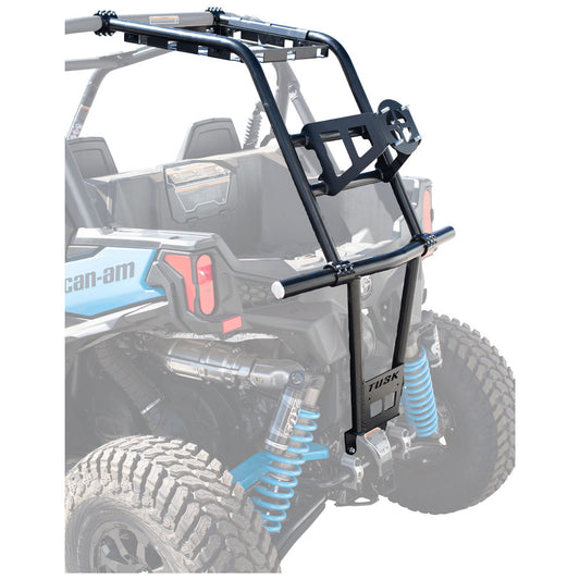 Tusk UTV Rear Bumper, Cargo Rack, and Spare Tire Carrier Can-Am Maverick Sport 1000 2018-2024 - Adventure Parts