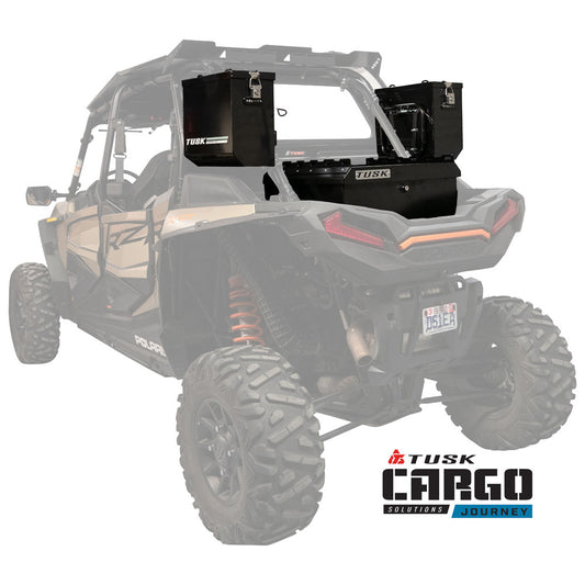 Tusk Journey Cargo Kit Aluminum Box Polaris RZR XP 1000 2016-2023 - Adventure Parts