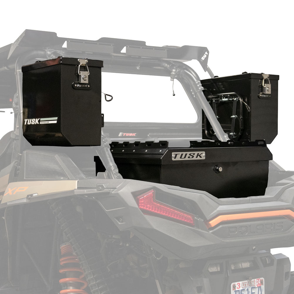 Tusk Journey Cargo Kit Aluminum Box Polaris RZR XP 1000 2016-2023 - Adventure Parts