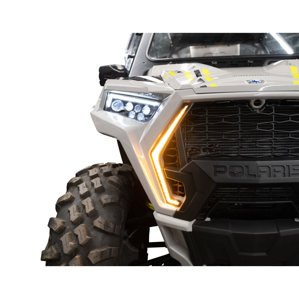 Tusk LED Front Accent Lights with Turn Signals Polaris RZR 900 Trail Premium 2018-2025 - Adventure Parts