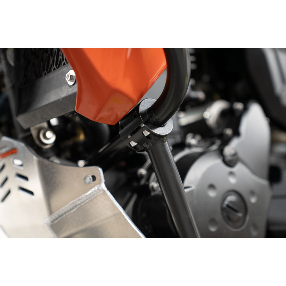 Tusk Lower Crash Bars Black Kawasaki KLR 650 2022-2025 - Adventure Parts
