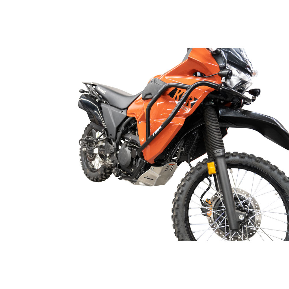 Tusk Lower Crash Bars Black Kawasaki KLR 650 2022-2025 - Adventure Parts