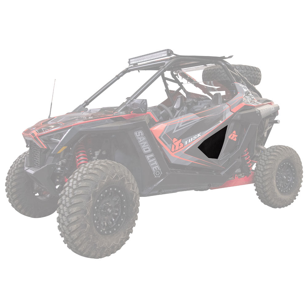 Tusk Plastic Lower Door Inserts Polaris RZR Pro R 4 Factory Armored Edition 2020-2025 - Adventure Parts