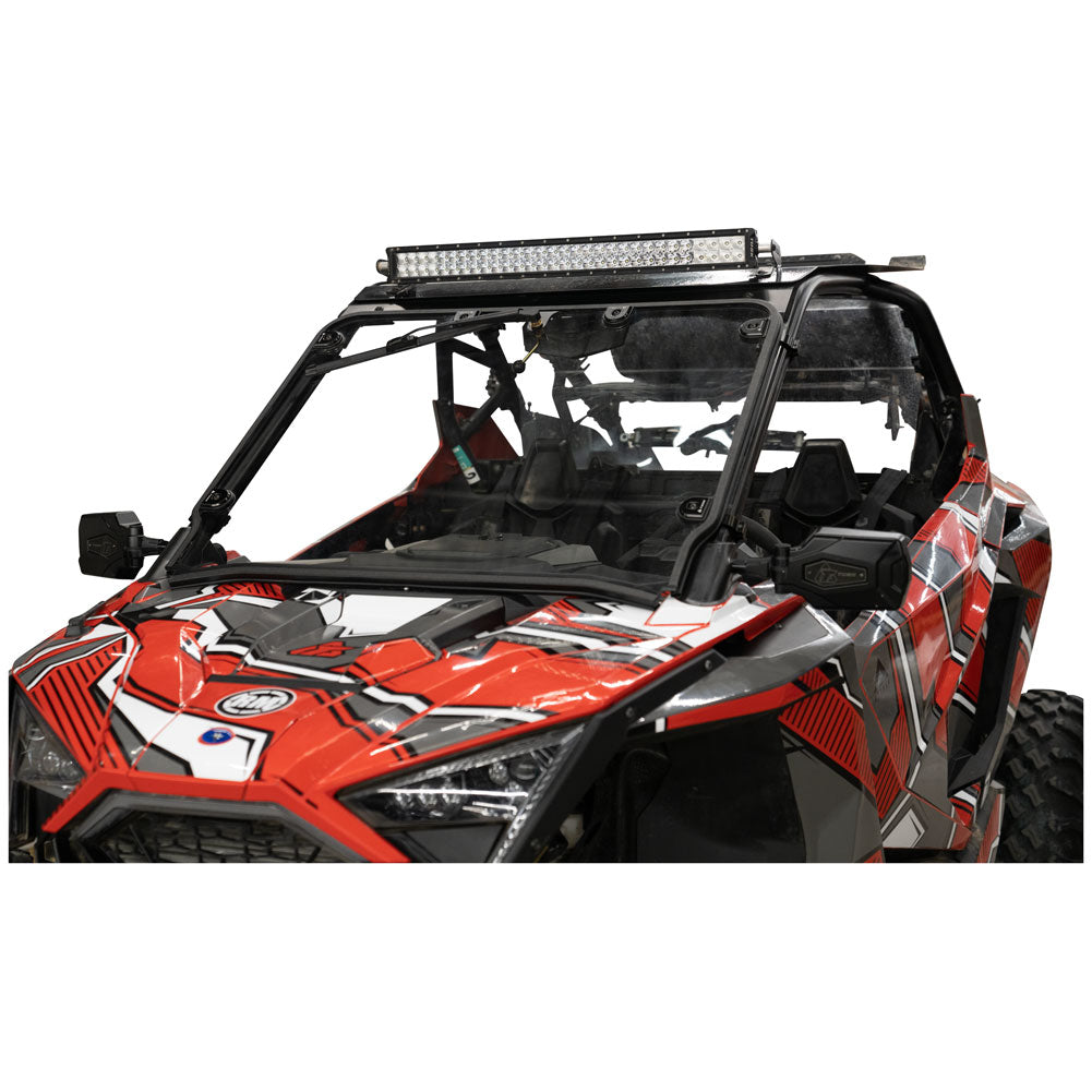 Tusk UTV Full View Glass Windshield with Windshield Wiper Polaris Sport Roof Polaris RZR Pro XP 4 Premium 2020–2024 - Adventure Parts