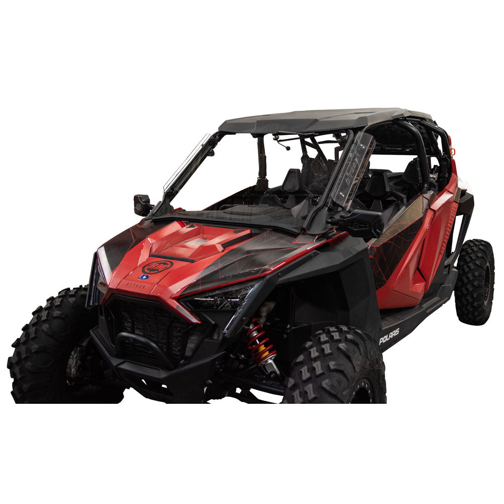 Tusk UTV Full View Glass Windshield with Windshield Wiper Polaris Sport Roof Polaris RZR Pro XP 4 Premium 2020–2024 - Adventure Parts
