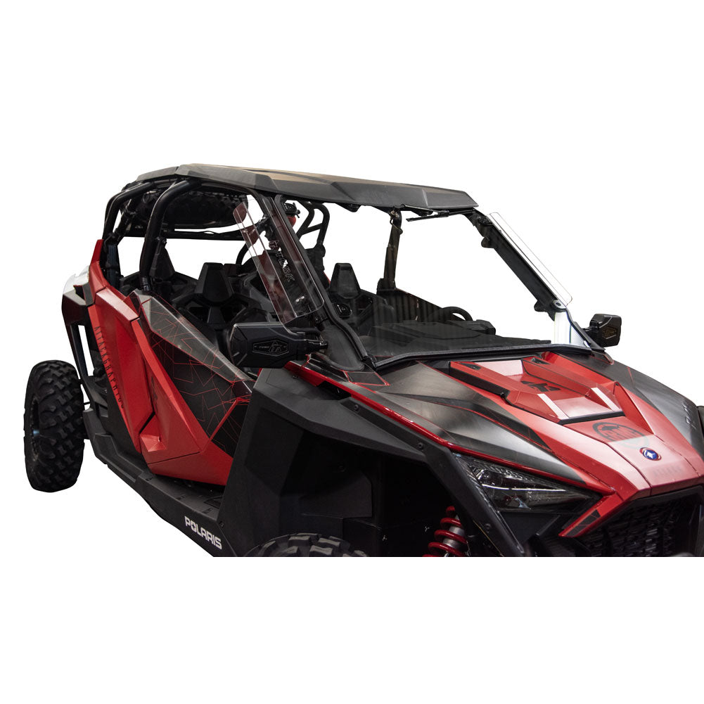 Tusk UTV Full View Glass Windshield with Windshield Wiper Polaris Sport Roof Polaris RZR Pro XP 4 Premium 2020–2024 - Adventure Parts