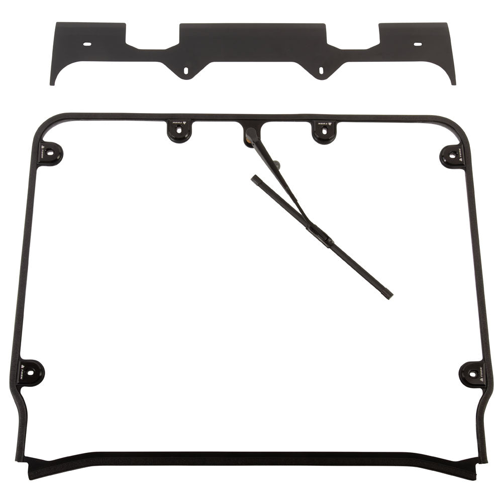 Tusk UTV Full View Glass Windshield with Windshield Wiper Polaris Sport Roof Polaris RZR Pro XP 4 Premium 2020–2024 - Adventure Parts