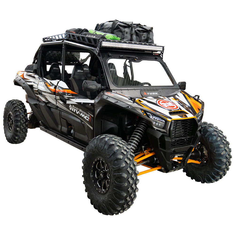Tusk UTV Adventure Roof Rack Rack Only Kawasaki Teryx KRX4 1000 2023-2025 - Adventure Parts