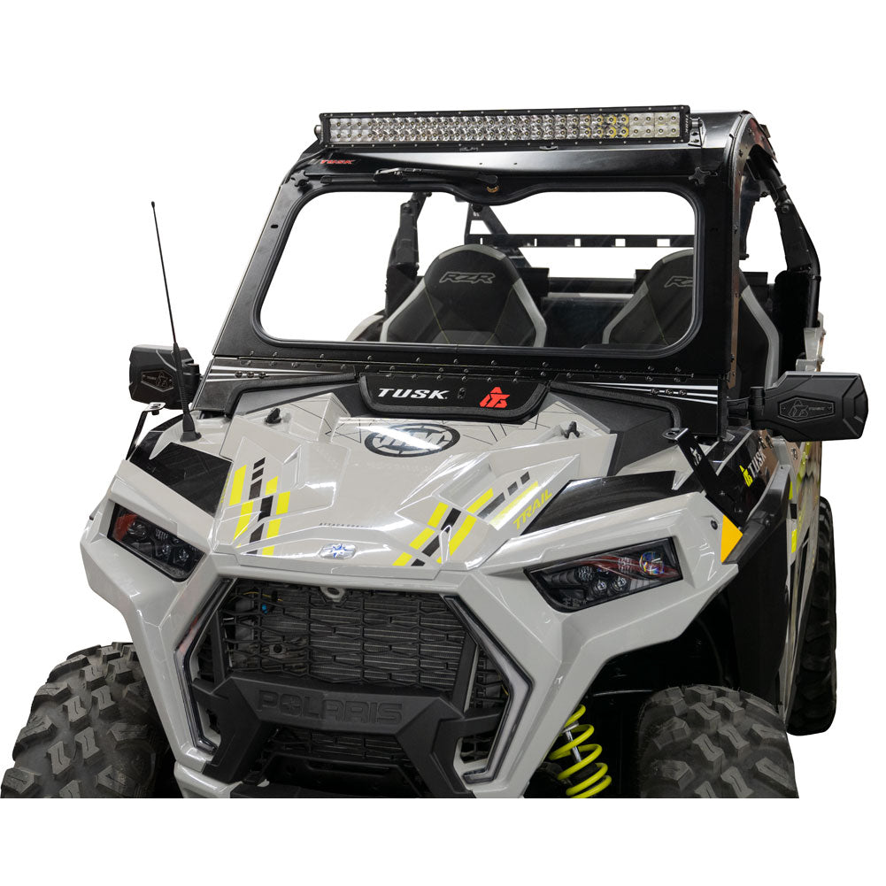 Tusk UTV Folding Glass Windshield with Windshield Wiper Polaris RZR 900 Trail Premium 2021–2025 - Adventure Parts
