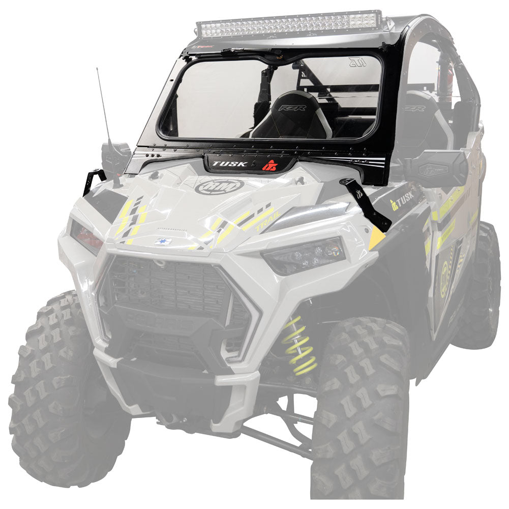 Tusk UTV Folding Glass Windshield with Windshield Wiper Polaris RZR 900 Trail Premium 2021–2025 - Adventure Parts