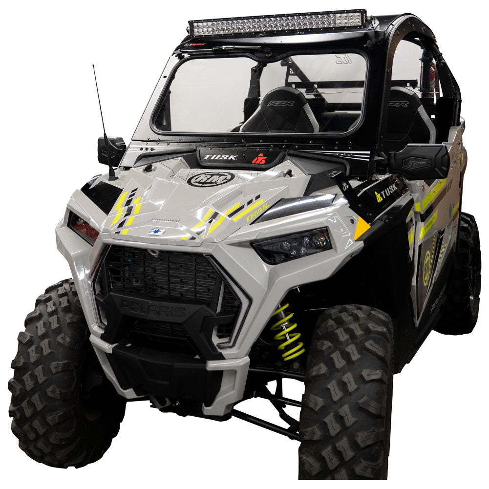 Tusk UTV Folding Glass Windshield with Windshield Wiper Polaris RZR 900 Trail Premium 2021–2025 - Adventure Parts