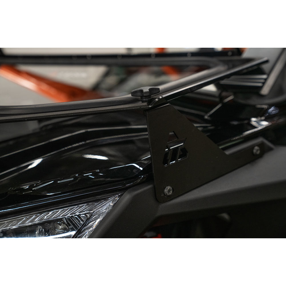 Tusk UTV Folding Glass Windshield with Windshield Wiper Polaris RZR Pro R 4 Premium 2022–2025 - Adventure Parts