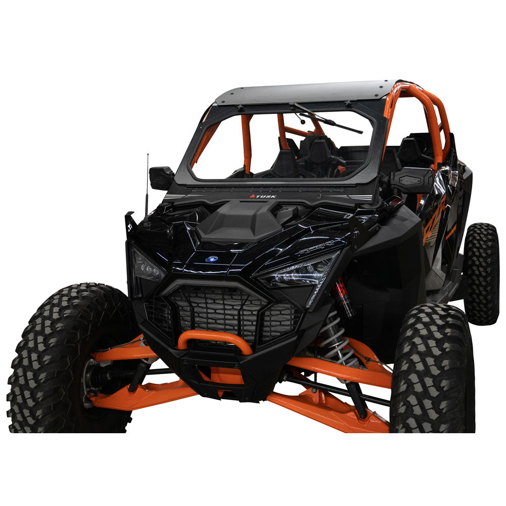 Tusk UTV Folding Glass Windshield with Windshield Wiper Polaris RZR Pro R 4 Premium 2022–2025 - Adventure Parts