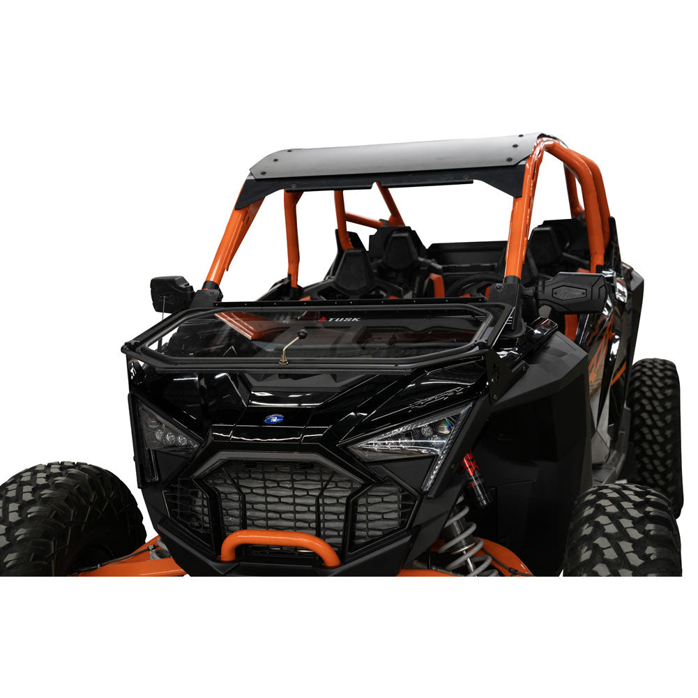 Tusk UTV Folding Glass Windshield with Windshield Wiper Polaris RZR Pro R 4 Premium 2022–2025 - Adventure Parts