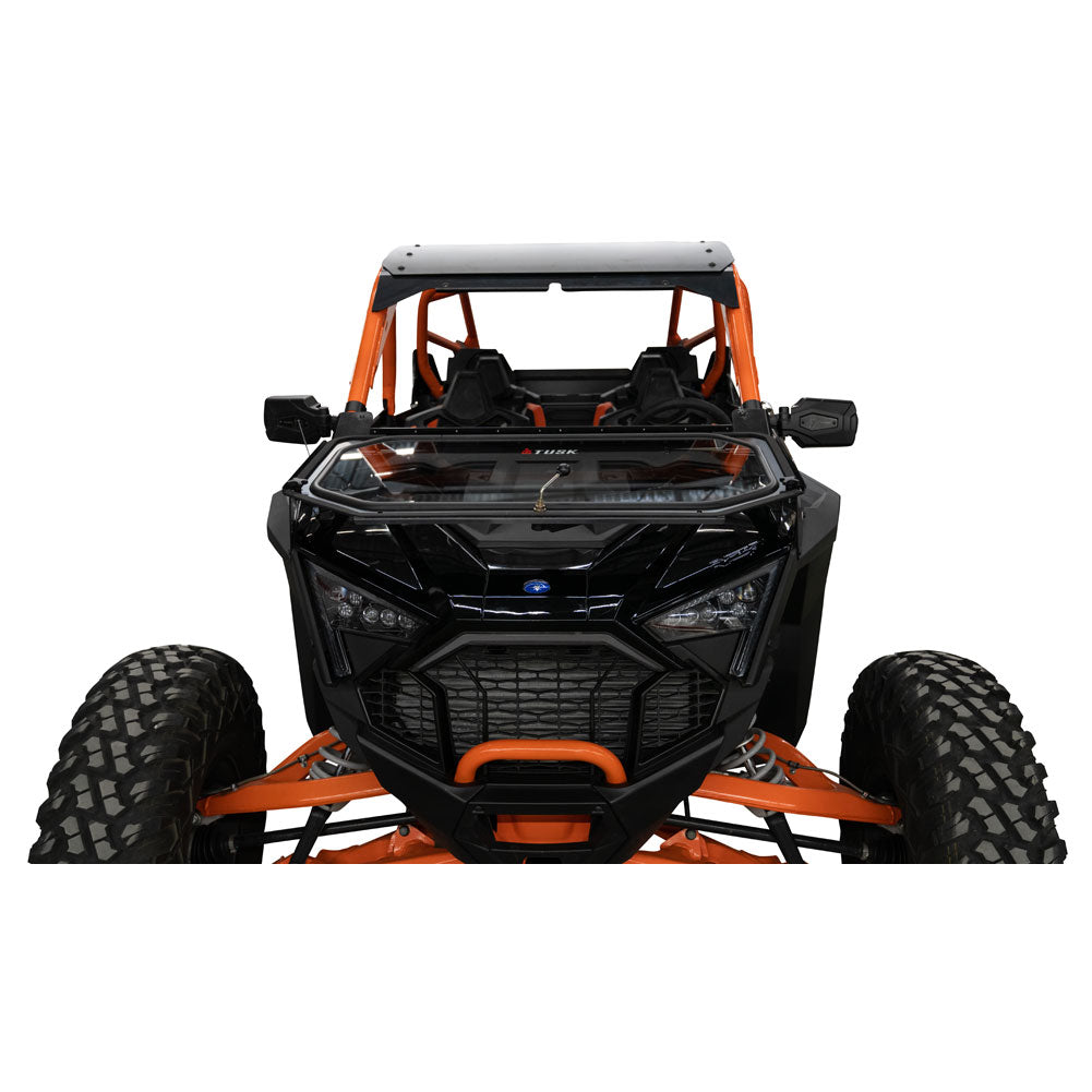 Tusk UTV Folding Glass Windshield with Windshield Wiper Polaris RZR Pro R 4 Premium 2022–2025 - Adventure Parts