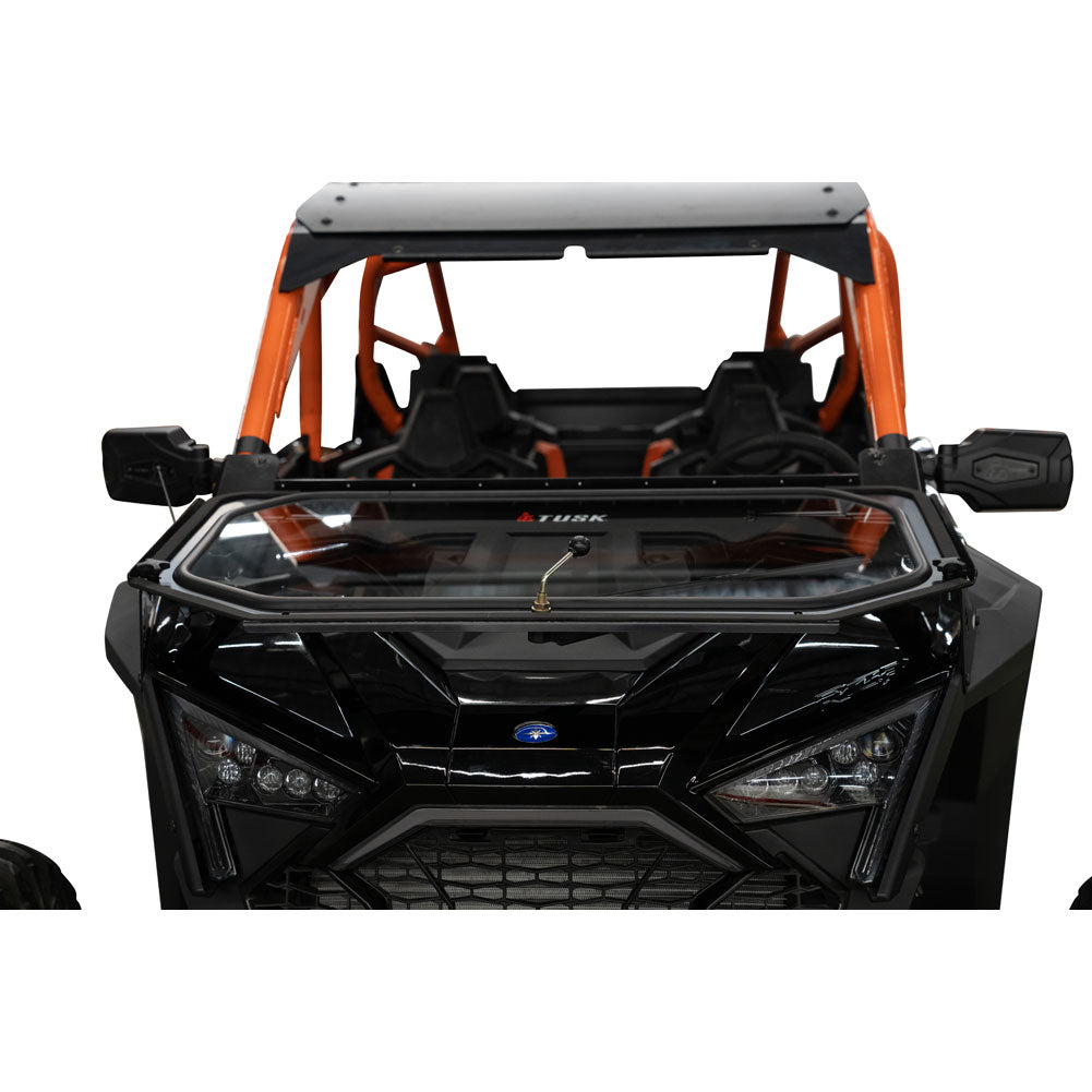 Tusk UTV Folding Glass Windshield with Windshield Wiper Polaris RZR Pro R 4 Premium 2022–2025 - Adventure Parts