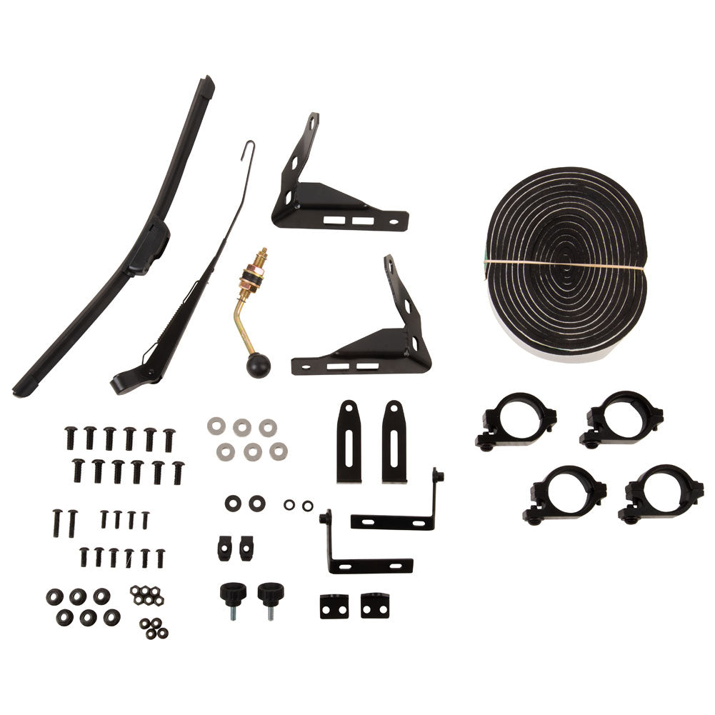 Tusk UTV Full Glass Windshield With Vent and 16" Windshield Wiper Can-Am Maverick X3 900 HO 64 Inch 2018 - Adventure Parts