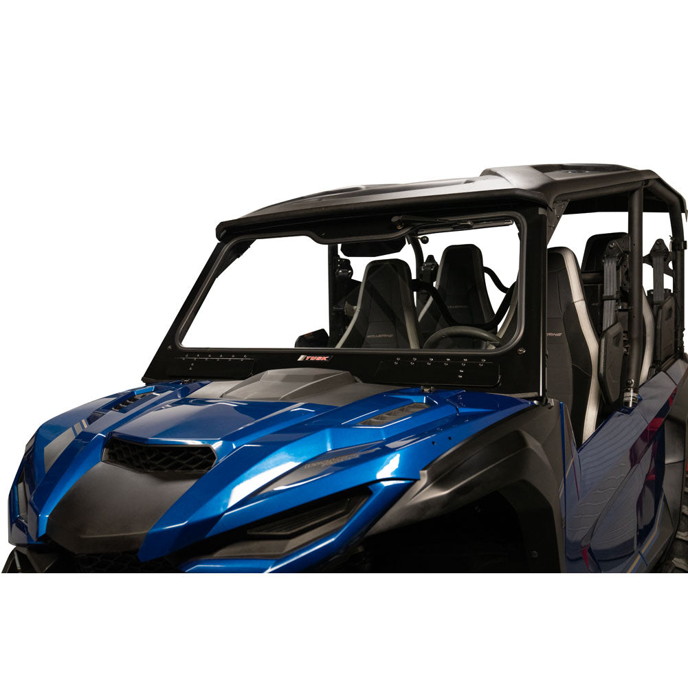 Tusk UTV Full Glass Windshield with 12" Windshield Wiper Yamaha Wolverine RMAX2 1000 2021 - Adventure Parts
