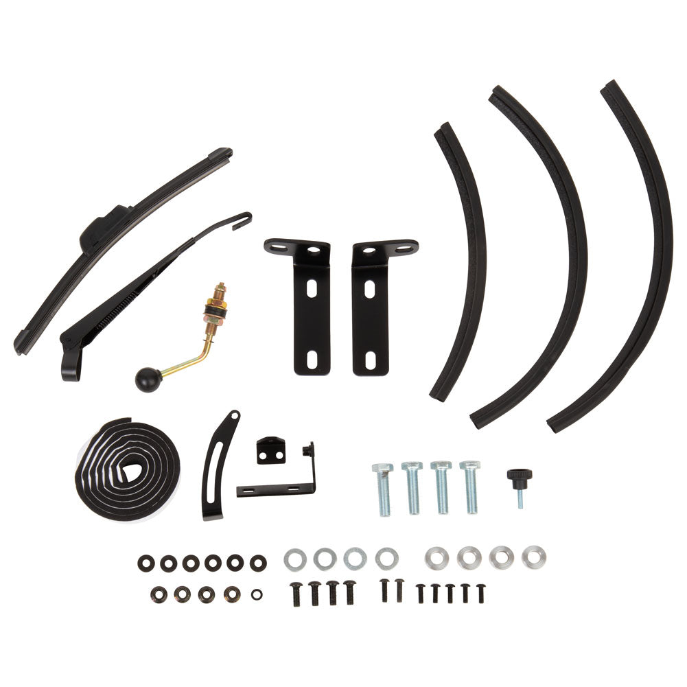 Tusk UTV Full Glass Windshield with 16" Windshield Wiper Kawasaki Teryx KRX 1000 2020–2025 - Adventure Parts